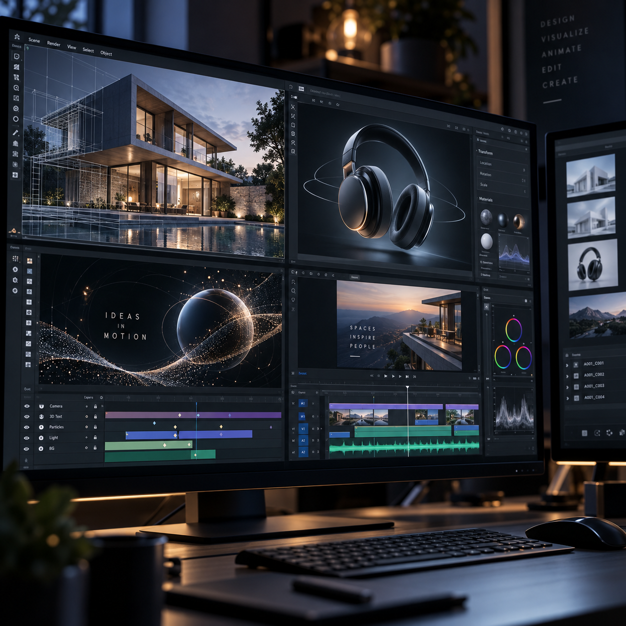 3D and visualization work