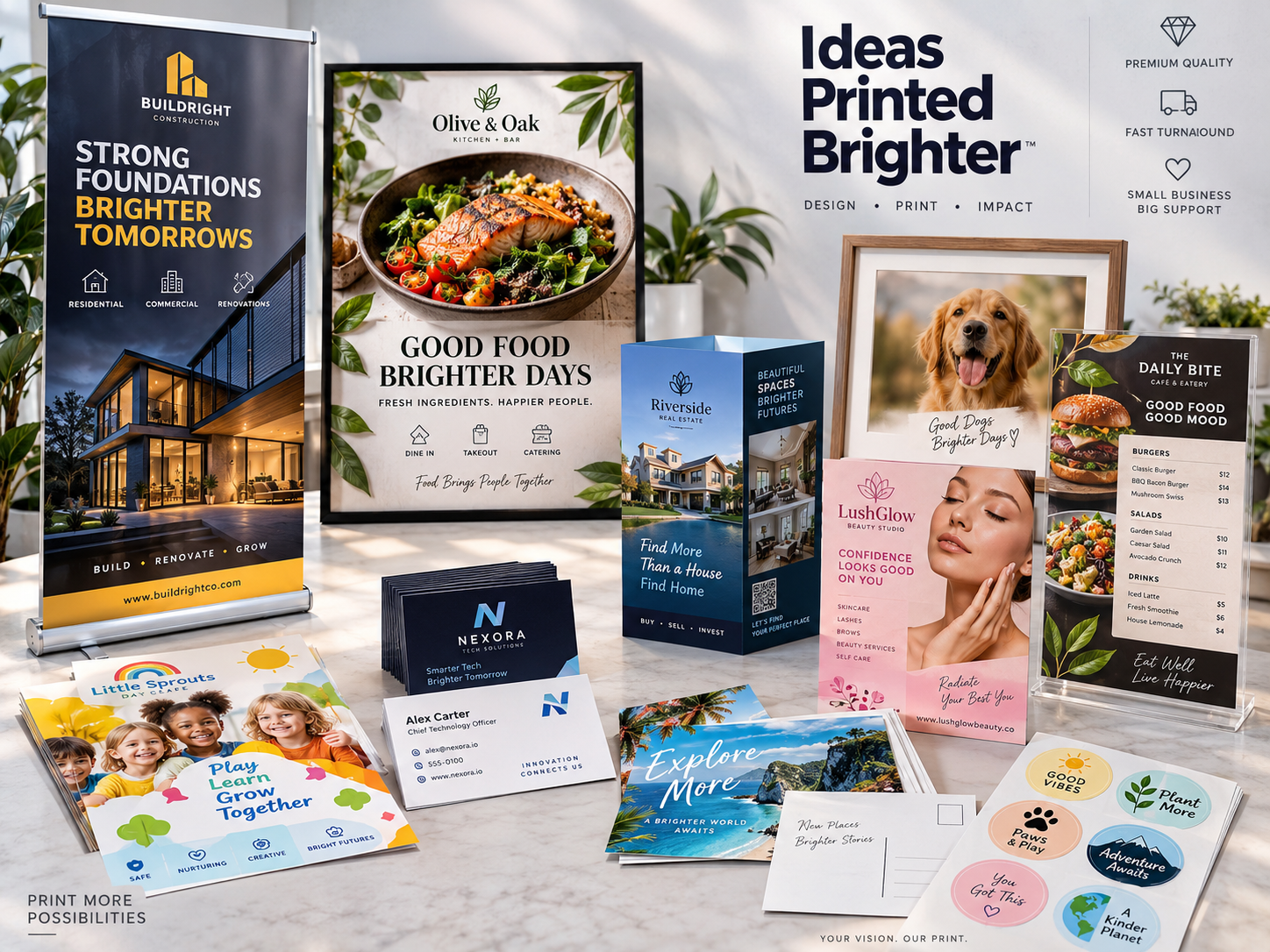 Professional printing and business cards