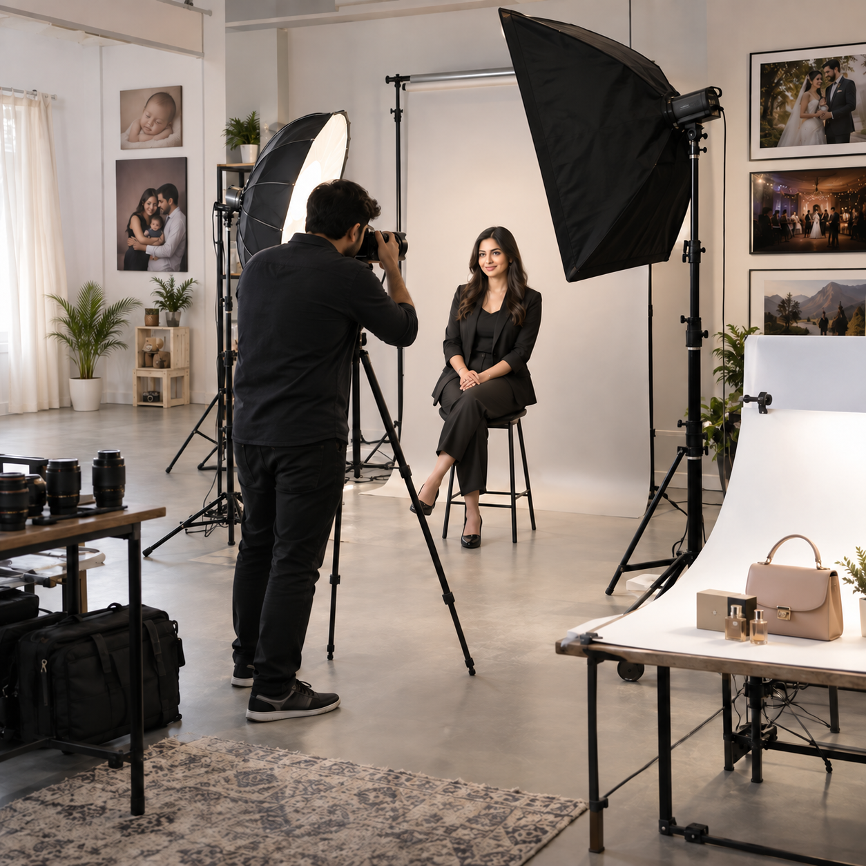 Studio photography